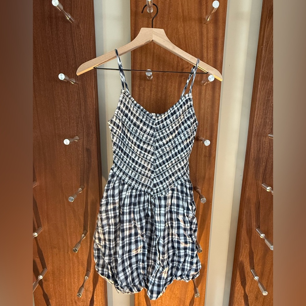 American Eagle Outfitters Monochrome Checkered Dress